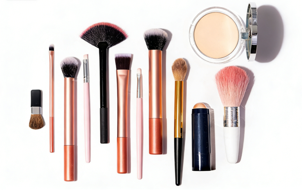 TravelChic 12pcs Mini Makeup Kit - TSA-Friendly, Compact Cosmetics for On-the-Go Beauty